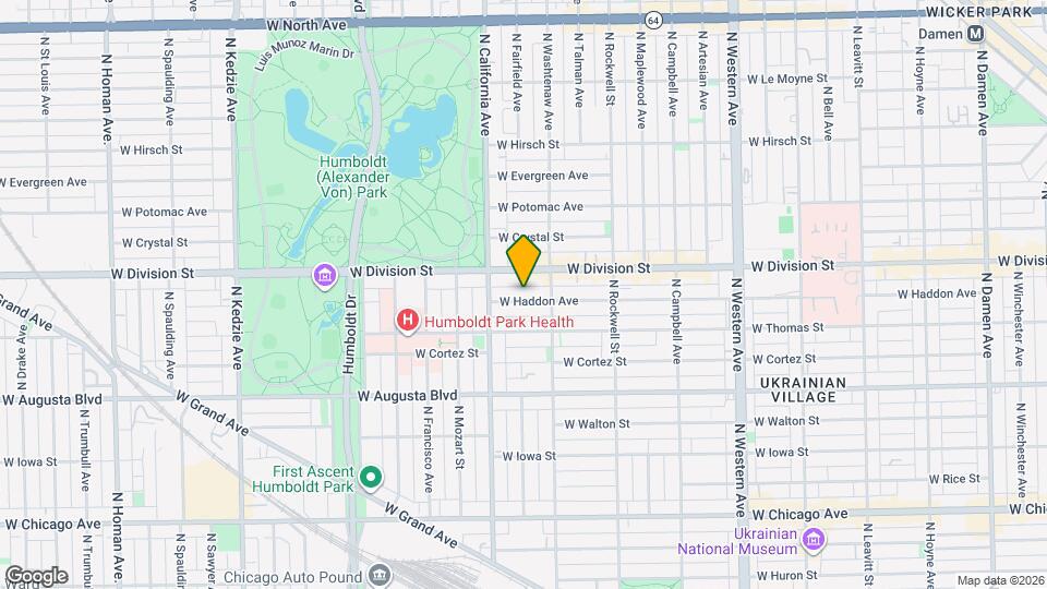 2726 W Haddon Ave, Unit 2 Map and Location Details