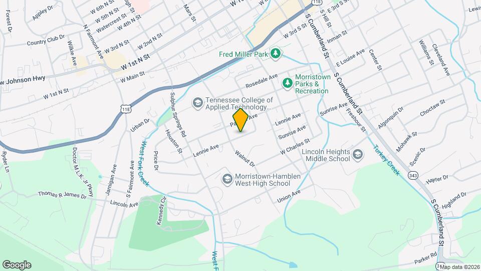 518 Mc Ghee Ave Map and Location Details