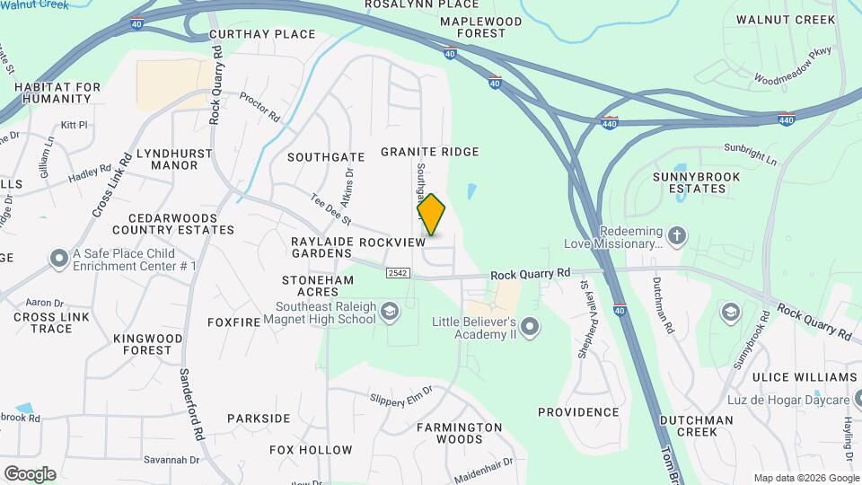 2705 Red Ruby Ln Mapa y Detalles de la Ubicación