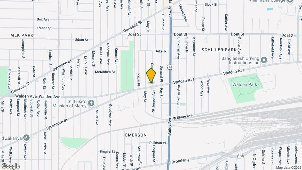 534 Walden Ave Mapa y Detalles de la Ubicación