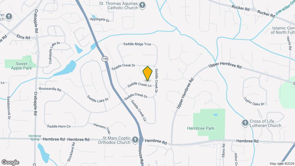 300 Saddle Creek Ln Map and Location Details