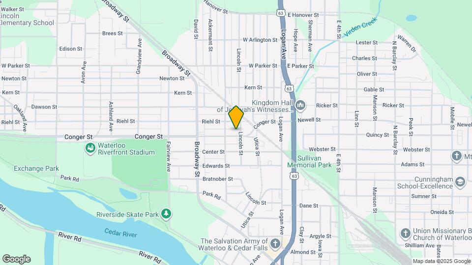 310 Conger St Map and Location Details