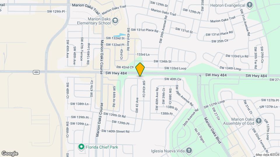 13690 SW 43rd Cir Map and Location Details