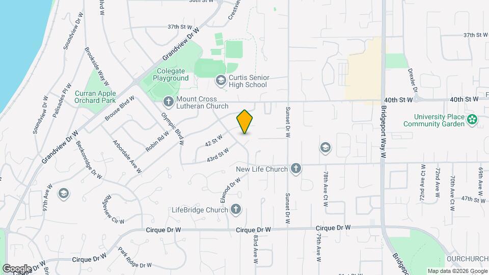 8305 43rd Pl W Map and Location Details