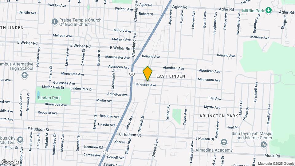 1794 Genessee Ave Map and Location Details