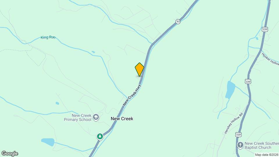 3892 New Creek Hwy Map and Location Details