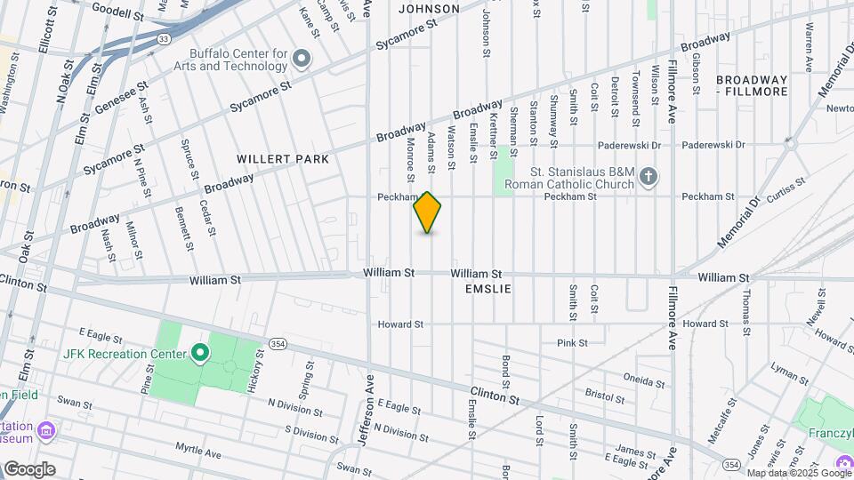 228 Adams St Map and Location Details