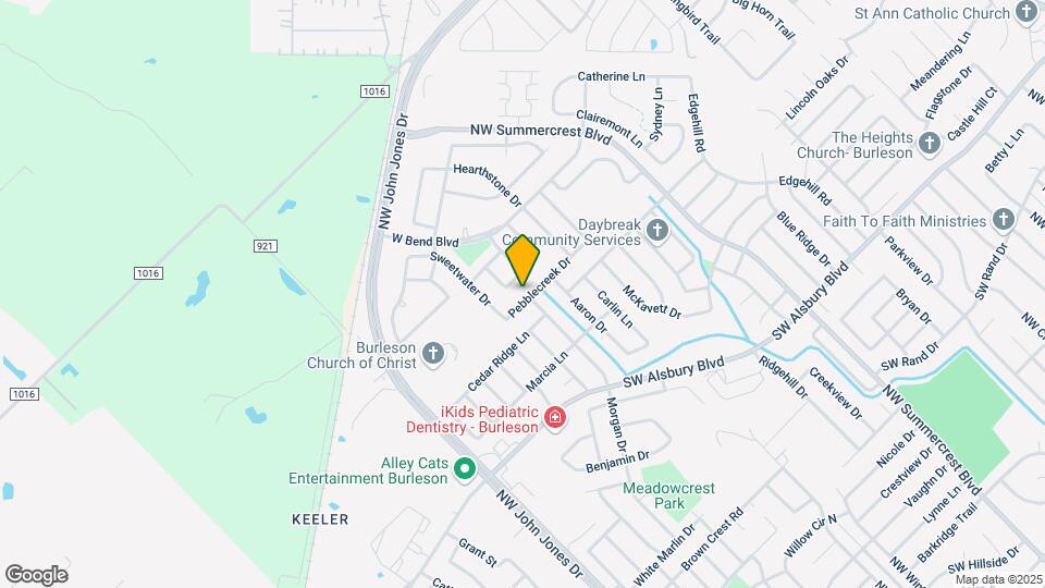 920 Pebblecreek Dr Map and Location Details