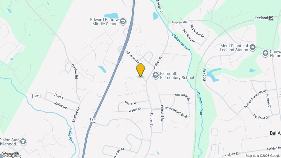 1005 Manning Dr Mapa y Detalles de la Ubicación