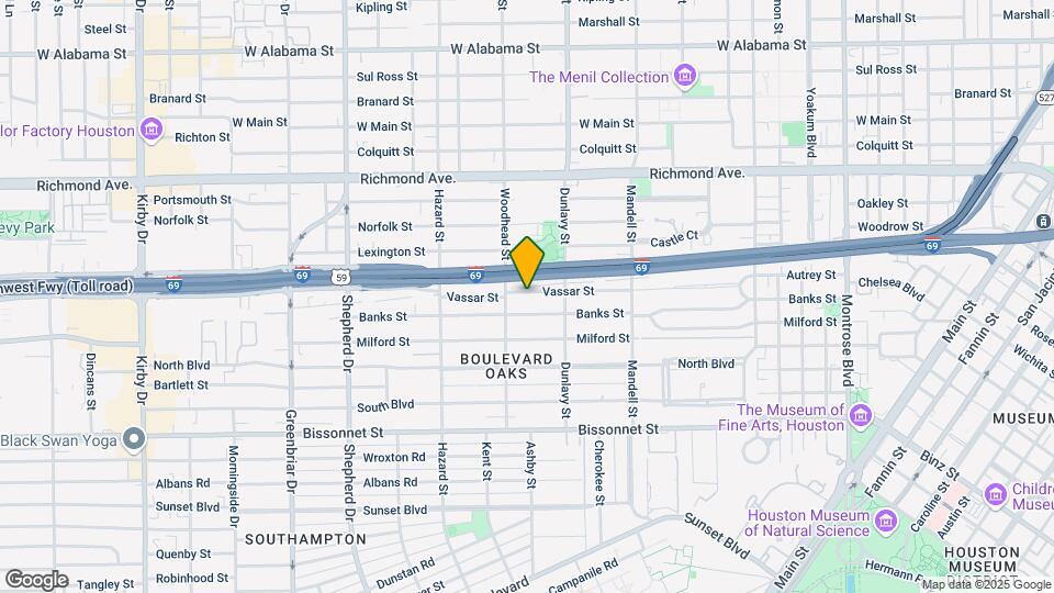 1733 Vassar St Map and Location Details