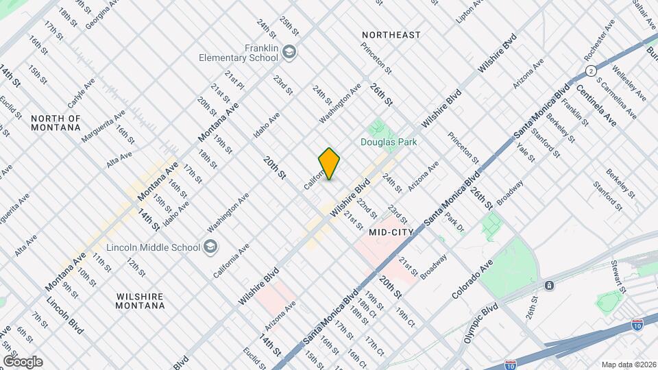 1121 21st St Map and Location Details