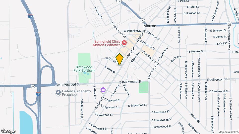 405 S Main St Map and Location Details