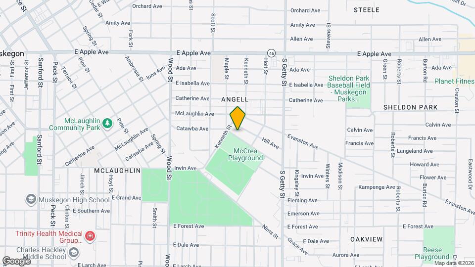 634 Catawba Ave Map and Location Details