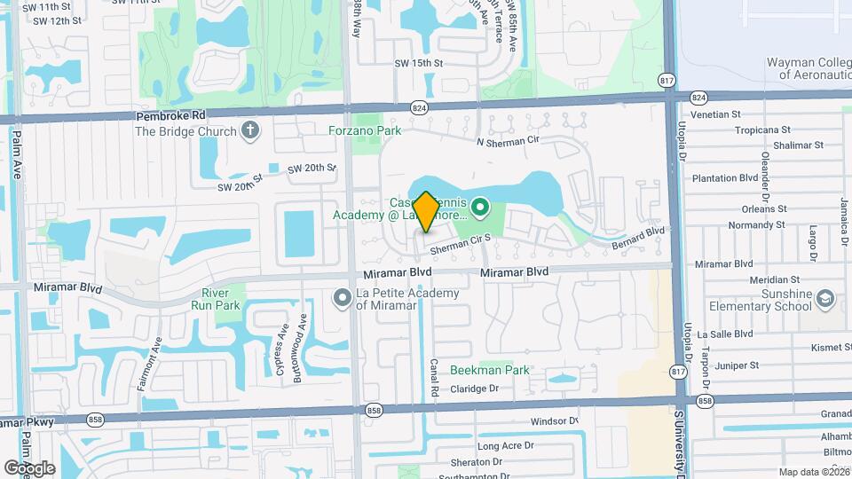 2301 SW 86th Way Map and Location Details