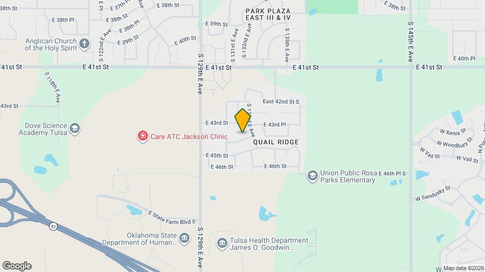 13137 E 44th St Map and Location Details