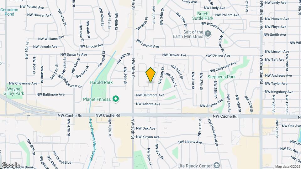 1605 NW 36th St Map and Location Details
