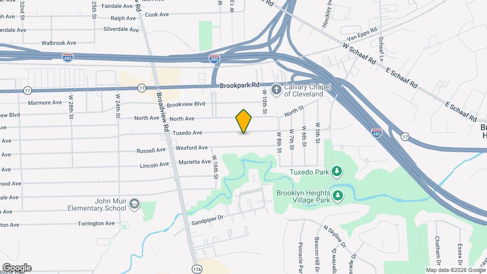 1211 Tuxedo Ave Map and Location Details