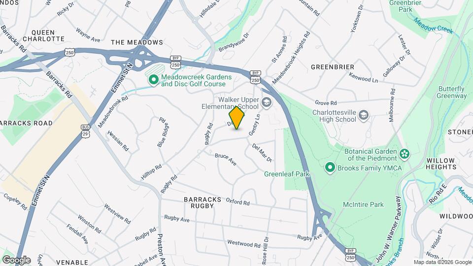 1429 Gentry Ln Map and Location Details