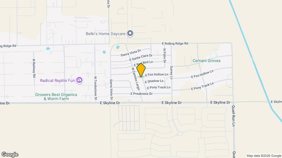 34682 N Kachina Ln Map and Location Details