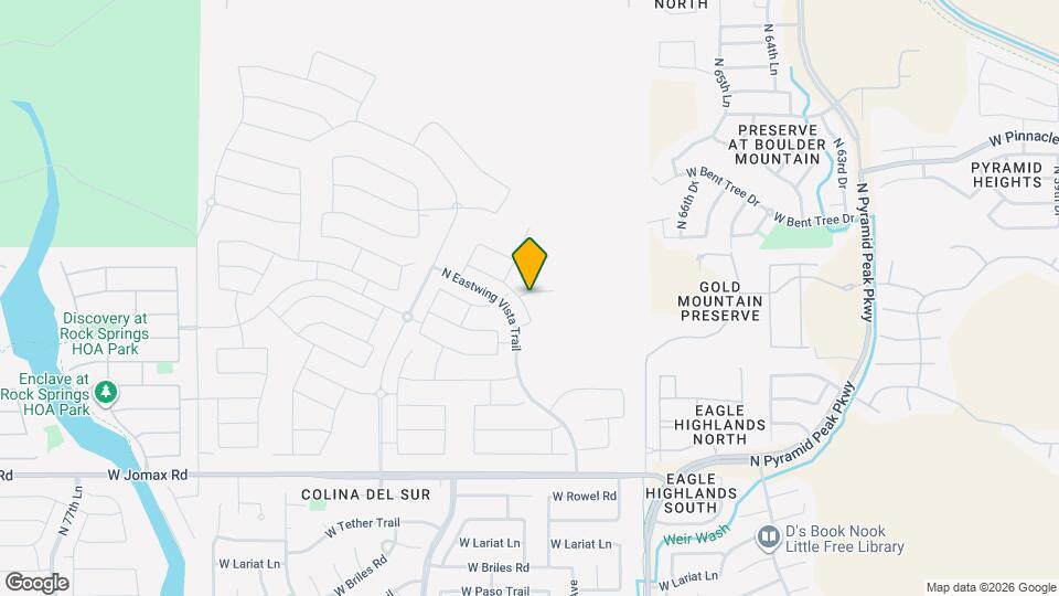 6922 W Buckhorn Trail Map and Location Details