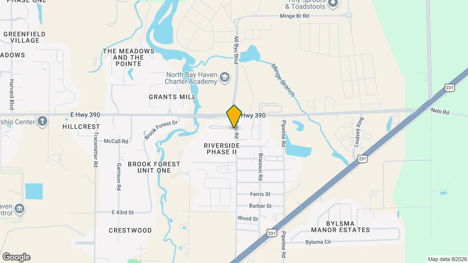 4034 Oak Forest Dr Map and Location Details