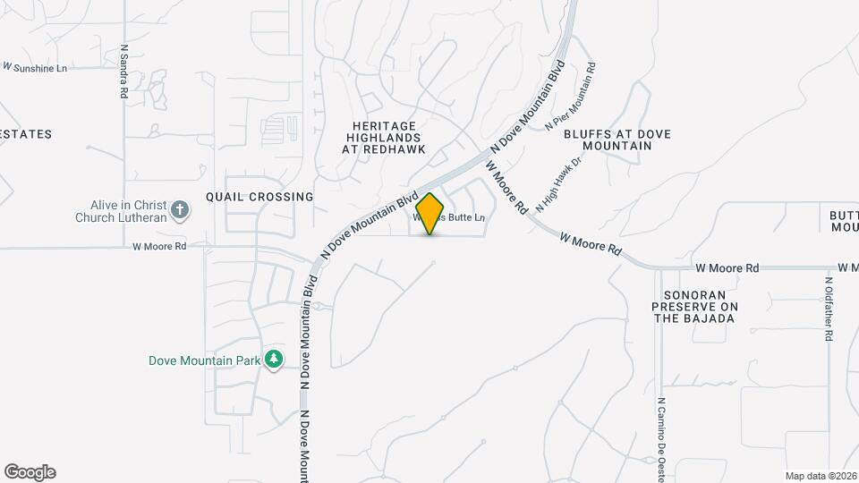 5115 W Wild Burro Spring Dr Mapa y Detalles de la Ubicación