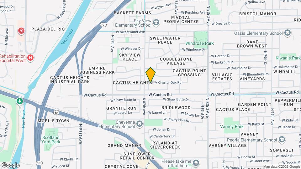 12323 N 86th Ln Mapa y Detalles de la Ubicación