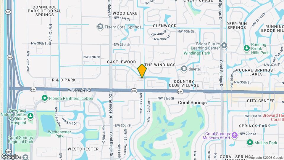 11403 NW 35th St Map and Location Details