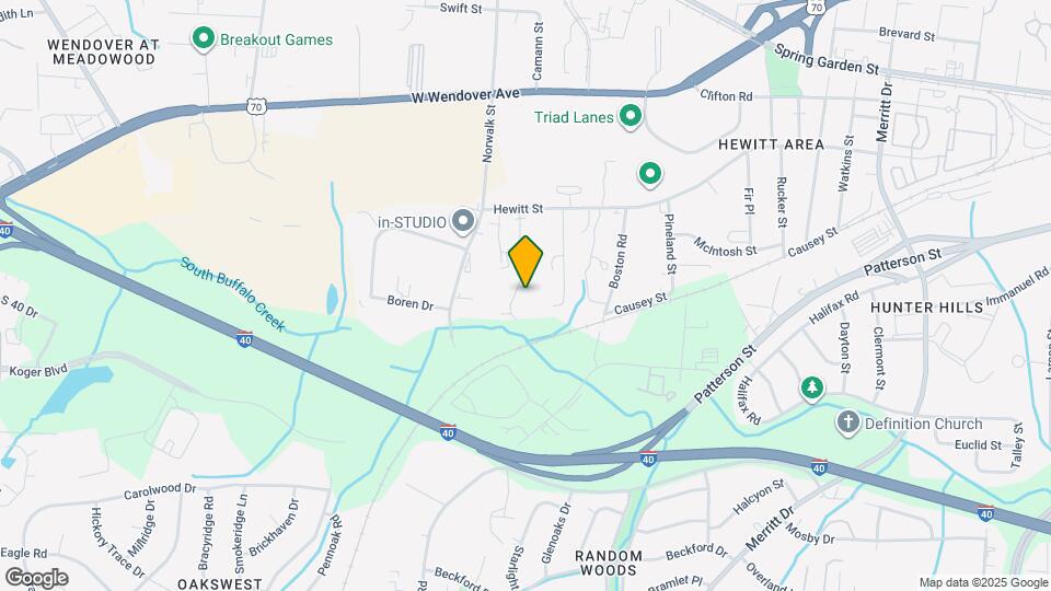 1041 W Barton St Map and Location Details