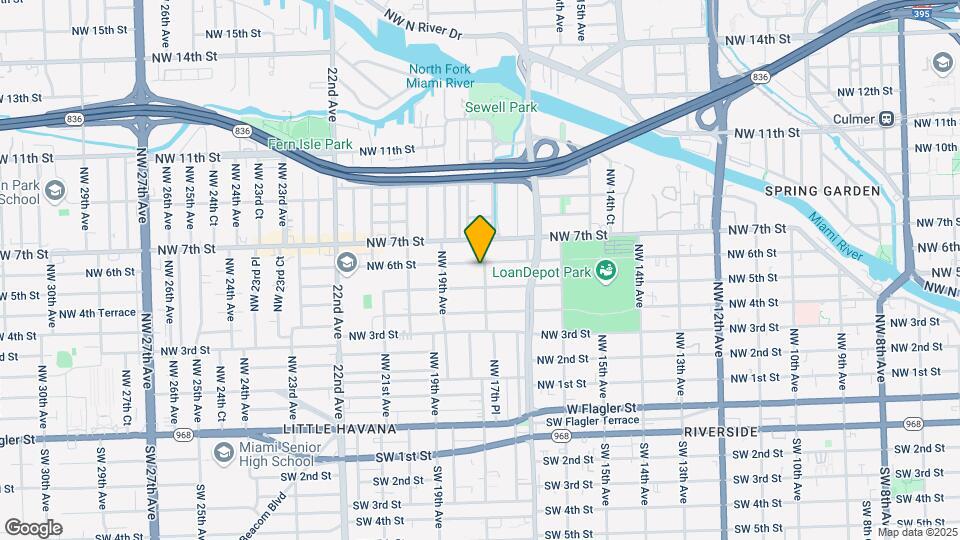 534 NW 18th Ave-Unit -rear Map and Location Details