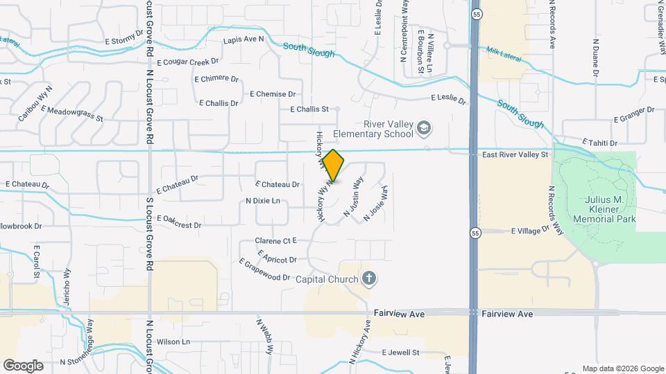 2244 Hickory Wy N Map and Location Details