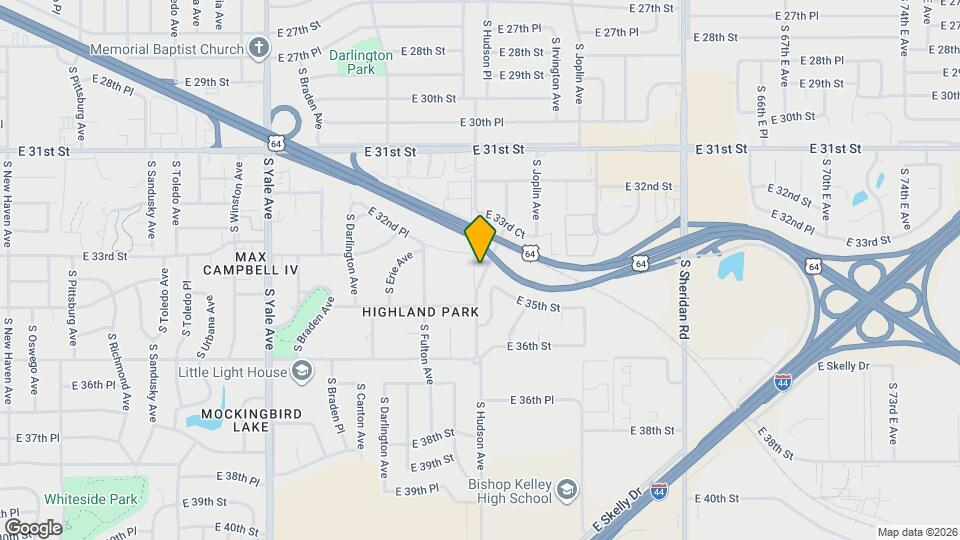 3257 S Hudson Ave Map and Location Details