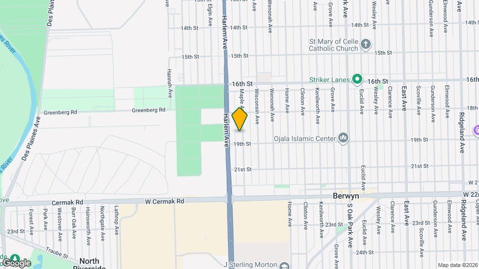 1838 Maple Ave Mapa y Detalles de la Ubicación