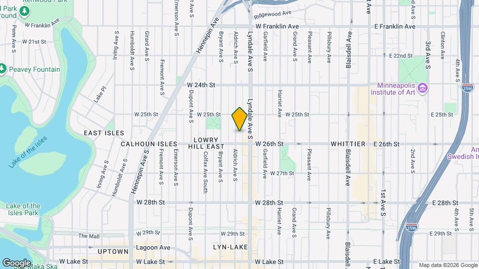 2541 Aldrich Ave S Map and Location Details