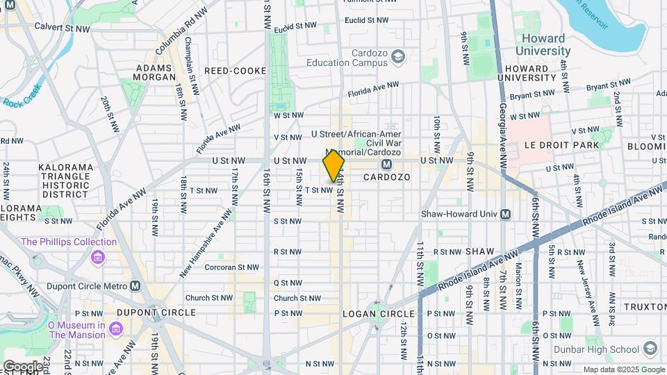 1417 Chapin St NW Map and Location Details