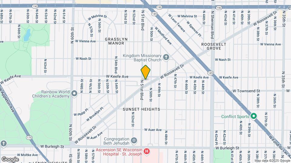 3436 N 51st Blvd Map and Location Details