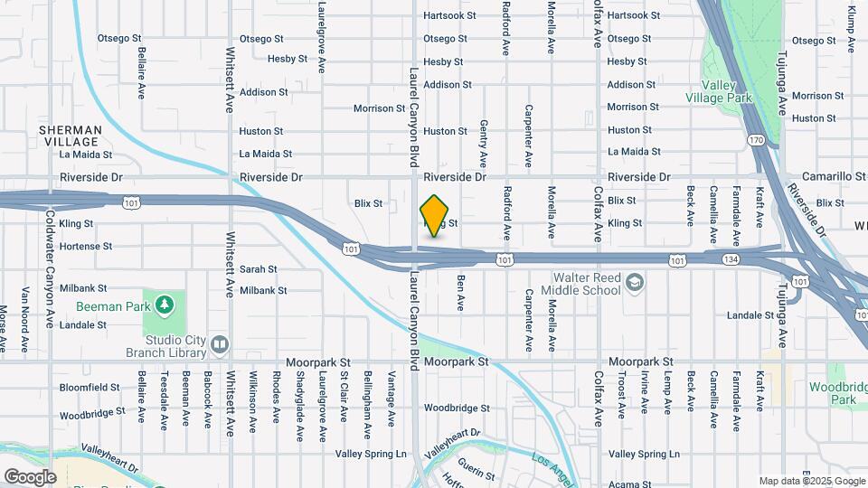 Laurel Canyon Apartments Map and Location Details
