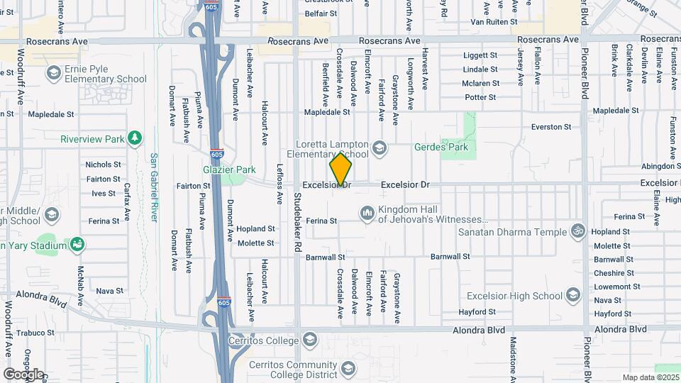 11102 Excelsior Dr Map and Location Details