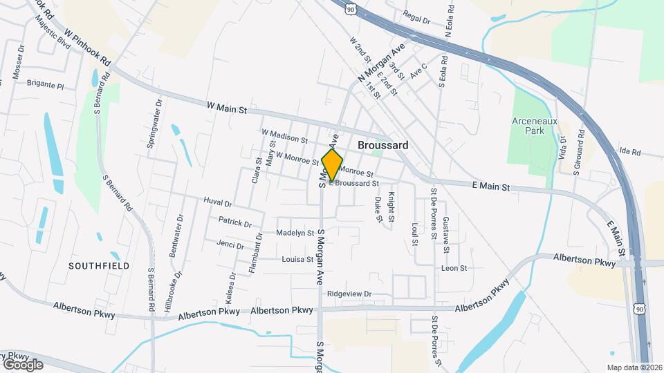 108 E Broussard St, Unit 114 Map and Location Details