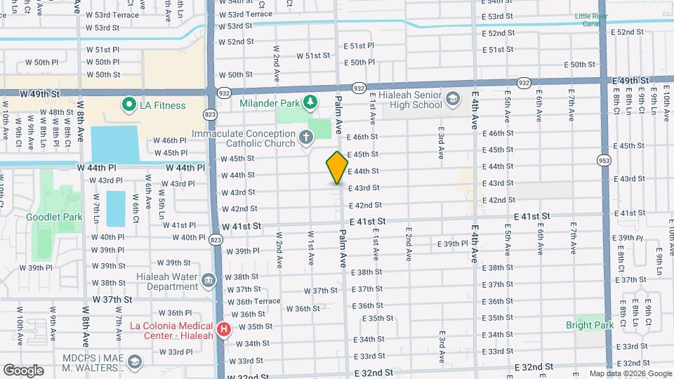 14 W 43rd St Mapa y Detalles de la Ubicación
