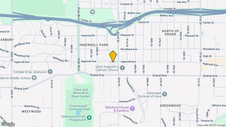 4220 Ingersoll Ave Map and Location Details