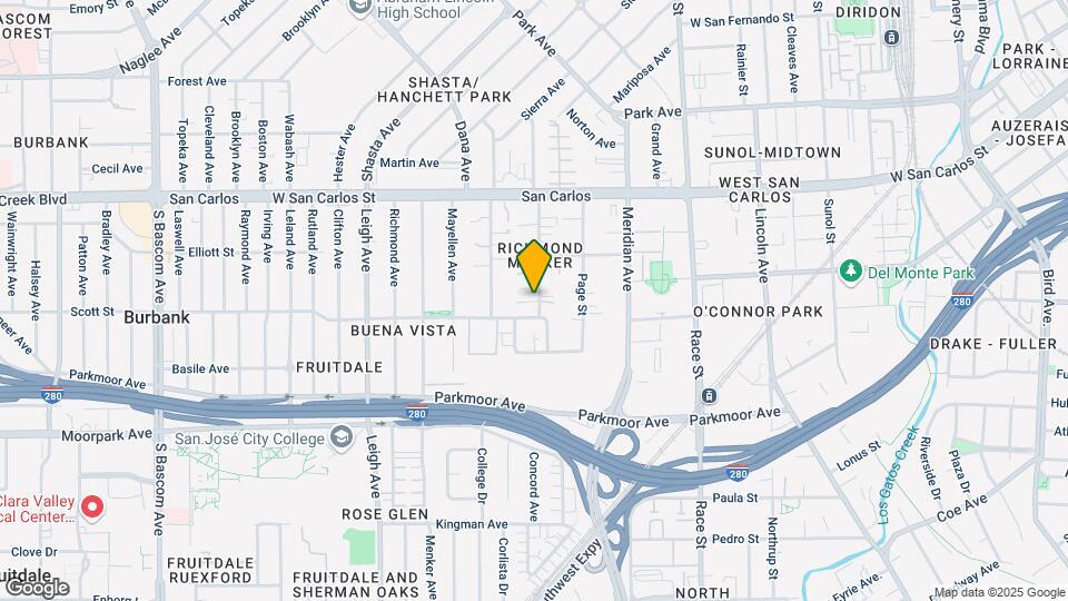 485 S Willard Ave Mapa y Detalles de la Ubicación