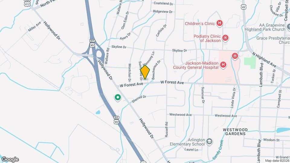 955 W Forest Ave Mapa y Detalles de la Ubicación
