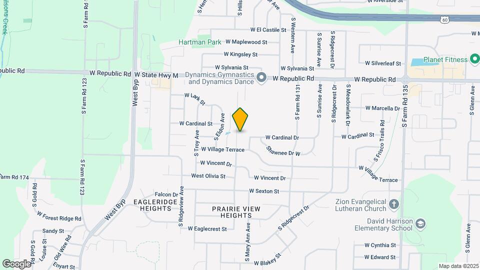 4396 S Hemlock Ave Map and Location Details