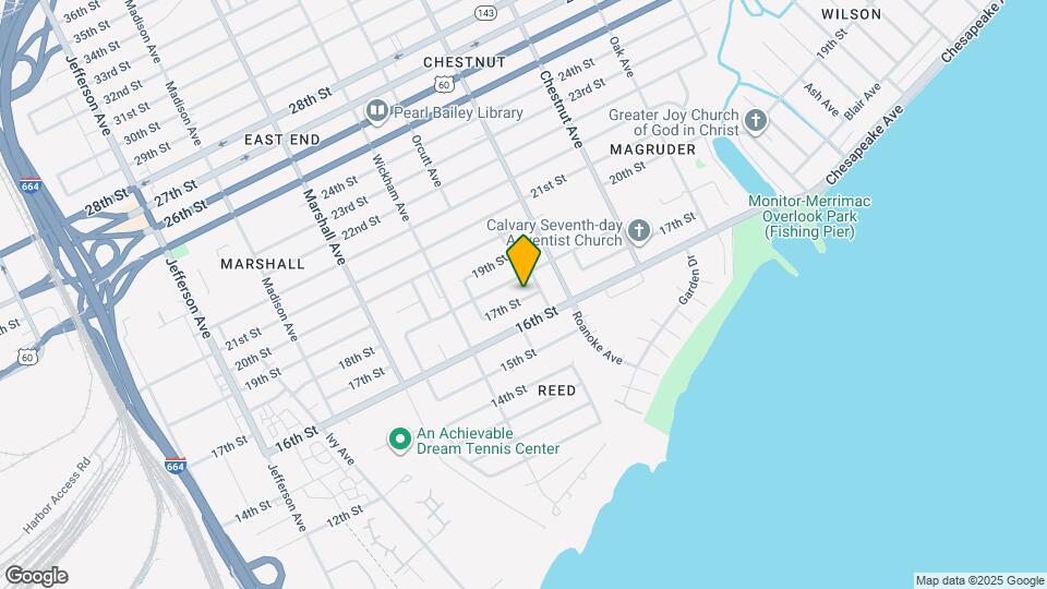 961 17th St Map and Location Details