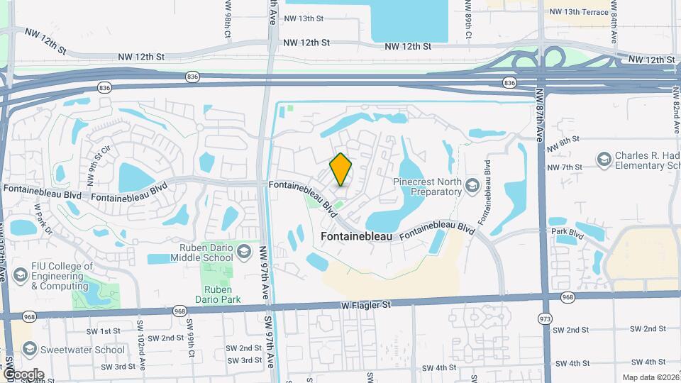 9443 Fontainebleau Blvd Map and Location Details
