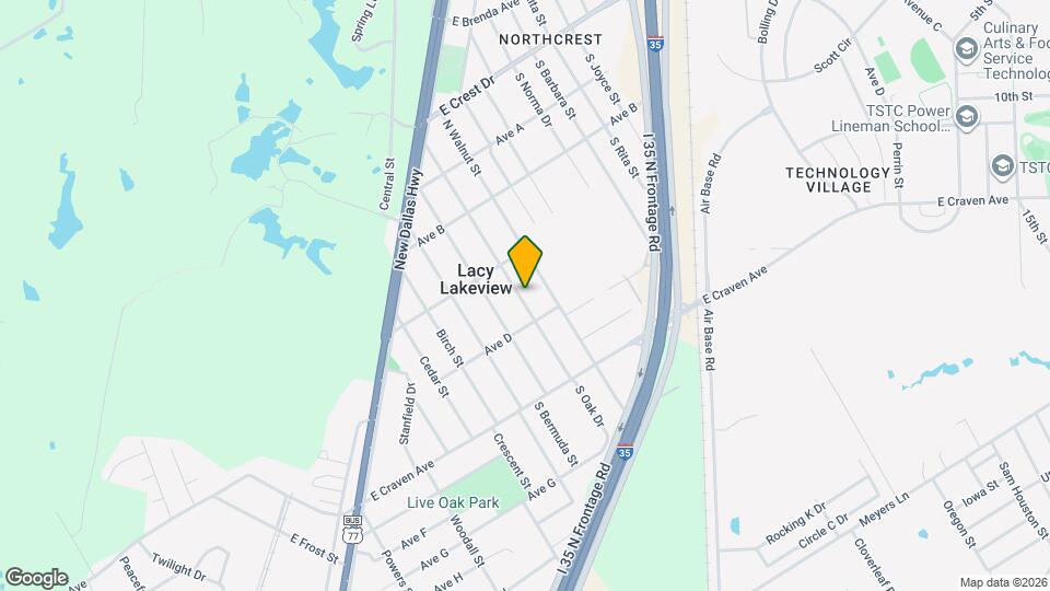 213 N Oak Dr Map and Location Details