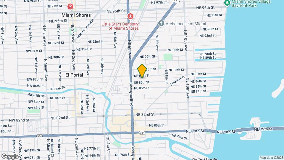 673 NE 86th St Map and Location Details