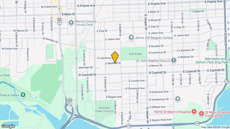 819 E Whitmer St Map and Location Details