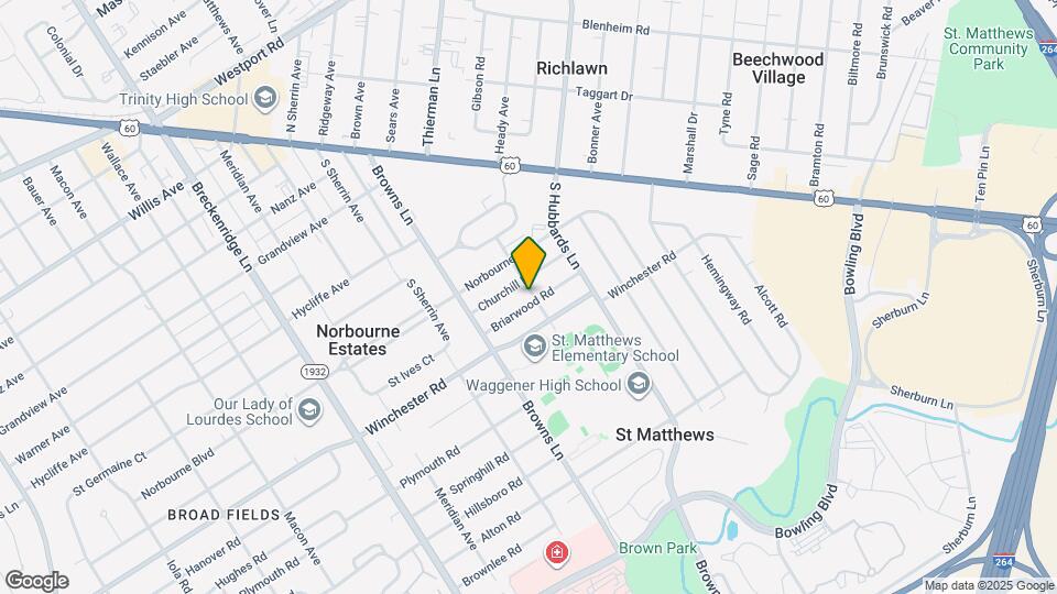 4225 Briarwood Rd Map and Location Details